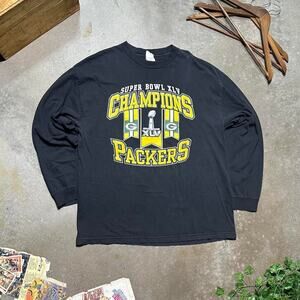Green Bay Packers 2011 Super Bowl Champions Long Sleeve Tee Shirt Mens XL NFL